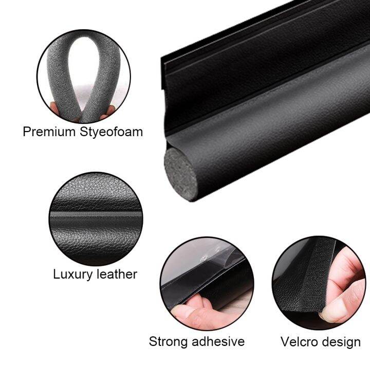 94cm-door-bottom-sealing-strip-self-adhesive-weatherstrip-under-door-draft-stopper-windproof-dust-proof-pu-seal-acoustic-foam