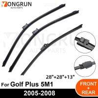 สำหรับกระจกหน้ารถที่ปัดน้ำฝนด้านหลังอุปกรณ์เสริมยางสำหรับ Vw Golf Plus 5M1 28 "28" 13 "2005-2008 2006 2007 2008