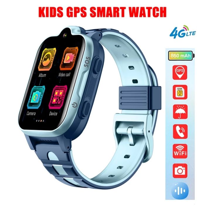 K15 Kids Smart Watch 4G Video Call WIFI SIM SOS GPS Location