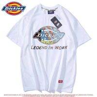 Dickies_2021 เสื้อยืดคู่ฤดูร้อนสไตล์ใหม่ DK แขนสั้นแบรนด์ผ้าฝ้ายเทรนด์ฤดูร้อน TOP Tide แบรนด์หลวมเสื้อยืด