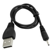 [Hot K] USB ไฟฟ้ากระแสตรง2มม. สายชาร์จ50ซม. สีดำสำหรับ N82 Nokia N78 N73