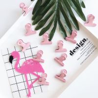 5 10pcs Klip Penjepit Multifungsi Bahan Logam Warna Pink Untuk Dekorasi Foto