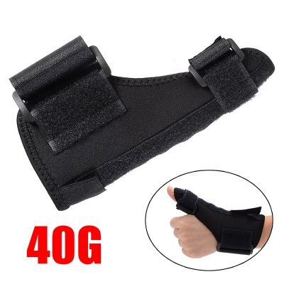 ；。‘【； Black Neoprene Left Or Right Wrist Support Thumb Brace Splint Adjustable Strap Wraps Thumb Protection