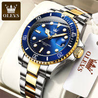 OLEVS 5885 Mens Watches Luxury Business Waterproof Quartz Wrist Watch For Man Fashion Stainless Steel Strap Sport Clock