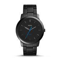 Fossil THE MINIMALIST SLIM สามมือสีดำสแตนเลสนาฬิกา FS5308สำหรับผู้ชายผู้หญิง