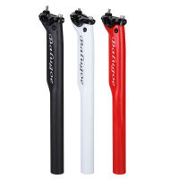 Climber คาร์บอนไฟเบอร์จักรยาน Seatpost 27.2/30.8/31.6X350/400 3K Road Mountain Bike ด้านหลัง Breaking Wind Seat Post