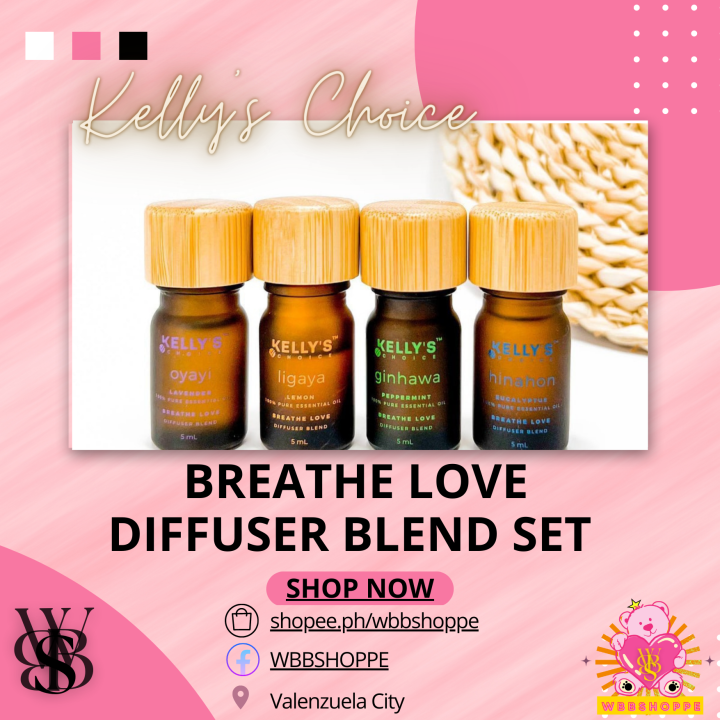 BREATHE LOVE DIFFUSER BLEND SET by Kelly’s Choice! | Lazada PH