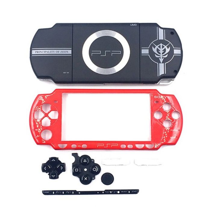 เคสหุ้มเครื่องเล่นเกมสำหรับ-psp-2000อะไหล่-psp2000รุ่นจำกัดเคสปลอกหุ้มแบบเต็มปลอกหุ้มชุดมีปุ่ม