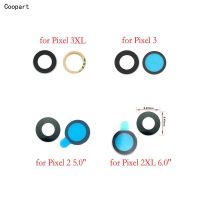 2pcs/lot Coopart New Back Rear Camera lens glass replacement สําหรับ Google Pixel 3 / 3XL / 2 / 2XL พร้อมสติกเกอร์