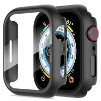 Glass Cover For Apple Watch case 45mm 41mm 44mm 40mm 42mm 38mm iWatch 7 6 5 SE Screen Protector Apple watch series 8 Accessories