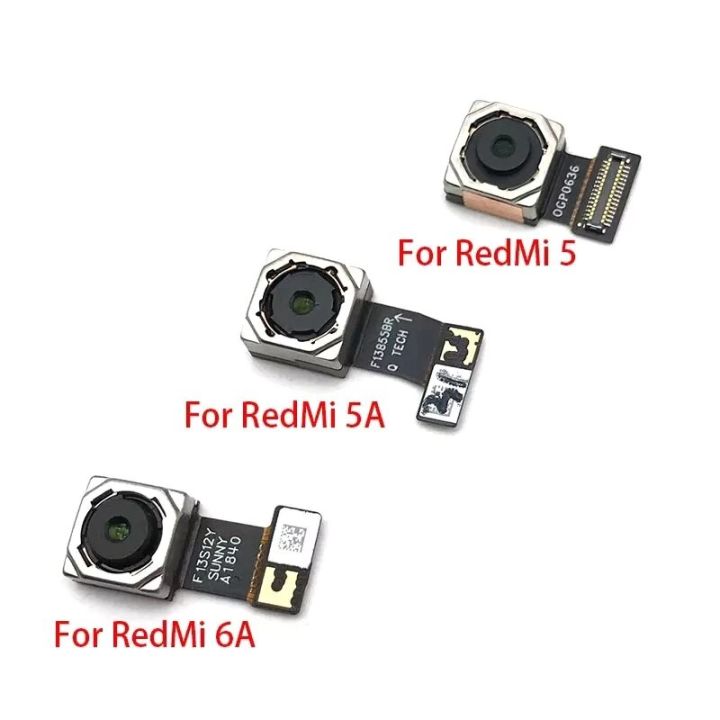 【☄New Arrival☄】 nang20403736363 กล้องหลังด้านหน้าสำหรับ Xiaomi Redmi 5 5a 6 6a 7 7a ด้านหลังหน้าผากเซลฟี่หันหน้าไปทางโมดูลกล้องชิ้นงอสำหรับเปลี่ยนอะไหล่