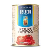 มะเขือเทศสับ พอลพล่า อะ เพสซีโตนี่ - ดีเชคโก้, 400 กรัม Polpa a Pezzettoni - De Cecco 400g