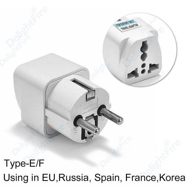 KR Plug Adapter Multifunction Universal AU UK US To EU Electrical