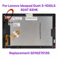 ชุดดิจิไทเซอร์หน้าจอสัมผัสจอ LCD แบบดั้งเดิมสำหรับ Lenovo Ideapad Duet 82AT 3-10IGL5 82HK อะไหล่จอแสดงผลแอลอีดี5D10Z75135