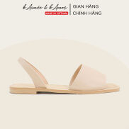 Dép quai hậu nữ đi biển đế bệt dáng xăng đan quai ngang đẹp thời trang cao