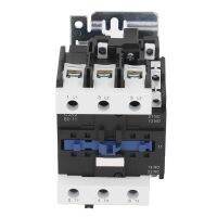 คอนแทกเตอร์ AC110V 80A Kuasa Contactor PC Shell Tembaga Gegelung 3 Fasa Voltan Renda Perak Hubungi Elektrik AC Contactor M5 Skru