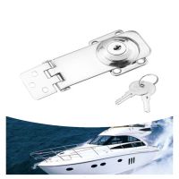 Marine Hardware Stainless Steel 304 Locking Hasp Safety Lock Hatch Cabinet Door Cabin Deck Locker Hatch Latch Yacht Accessories Accessories