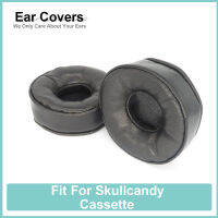 เทปคาสเซ็ตหูฟังสำหรับ Skullcandy หูฟังหนังแกะนุ่มสบาย Earcushions แผ่นโฟม