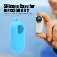 PULUZ ซิลิโคนป้องกัน เคส ฝาครอบเลนส์ ฝาครอบป้องกันหน้าจอสำหรับ Insta360 GO 2 Thumb กล้อง อุปกรณ์เสริม