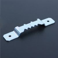 10 PCS Metal Hanger Screws Hook Picture Frame Double Hole Mirror Tooth Clothes Coat