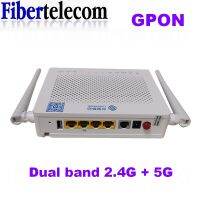 Used F673AV9 Dual band 4GE +1tel+2usb 5G WIFI ONU Gpon Fiber modem FTTH F670AV6 PT939G ONT English Firmware Terminal Second-hand