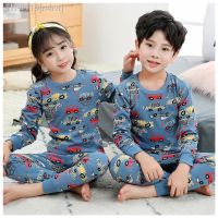 ✵ n4rn Pijama infantil de manga full para meninos conjunto pijama com desenho carro crianças e adolescentes