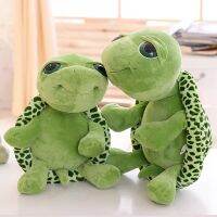 20cm Kawaii Green Big Eye Turtle Plush Toy Sleeping Throw Pillow Room Decoration Soft Pp Cotton Stuffed Doll ChildrenS Gift