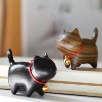 Wood Dog Miniatures Hand-Carved Figures Room Decoration Accessories Shipping