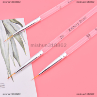 mishun318862 3pcs Nail Art Drawing Striping Liner ปากกาแปรง DIY ภาพวาดเส้นชุดทำเล็บ