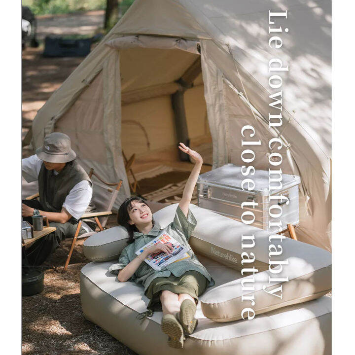 เตียง-โซฟา-เป่าลม-naturehike-glamping-portable-inflatable-sofa-bed-double-seat-air-sofa-รับประกันของแท้ศูนย์ไทย