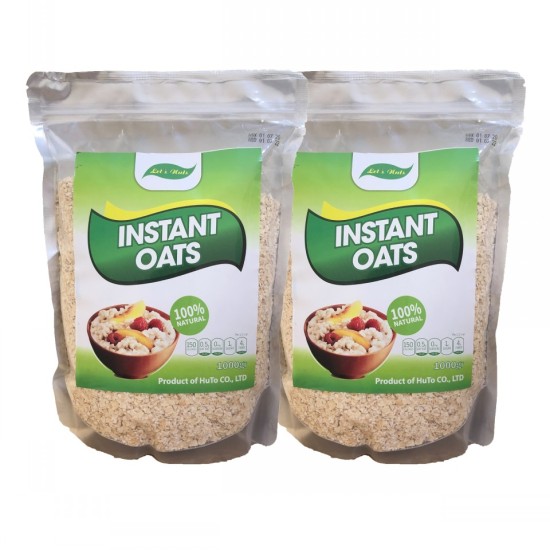 2kg yến mạch instant oats cán vỡ giúp giảm cân, bé ăn dặm susuto shop - ảnh sản phẩm 1