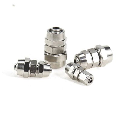 Equal Coupling Reducing Coupling 4mm 6mm 8mm 10mm 12mm 14mm 16mm Pneumatic Fast Twist Tube Pipe Fitting Quick Coupler Connect Pipe Fittings Accessorie