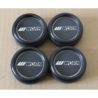 4PCS/lot 60MM Car Wheel Center Hub Caps for WORK Emblem Logo / black Auto Styling Rim Hub Cap