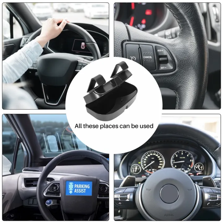 car-sun-visor-sunglasses-case-holder-eye-glasses-organizer-box-credit-card-slots-on-the-outside-double-snap-clip-design-fits-all-vehicle-models-easy-installation