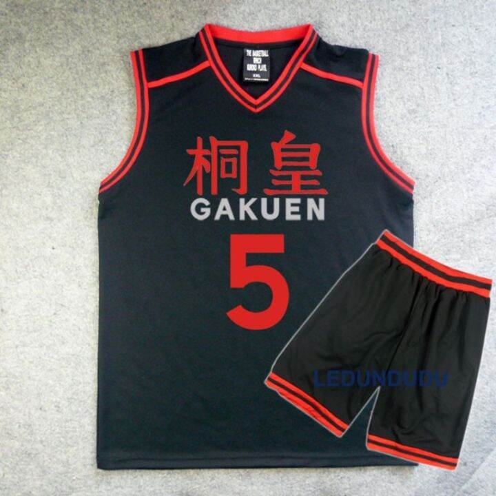 ชุดคอสเพลย์คุโรโกะโนะบาสเก็ตอนิเมะชุดนักเรียน-aomine-daiki-ชุดออกกำลังกาย-jersey-basket-ชุดกางเกงขาสั้น