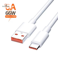 yuanhe 1/1.5Mile 6A 66W USB Type-C สายชาร์จเร็วสุดๆสำหรับ Xiaomi Huawei