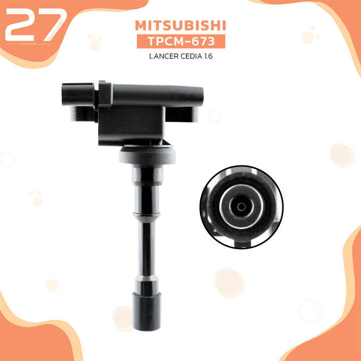 คอยล์จุดระเบิด-mitsubishi-lancer-cedia-1-6-4g18-ตรงรุ่น-100-tpcm-673-top-performance-japan-คอยล์หัวเทียน-มิตซูบิชิ-แลเซอร์-ซีเดีย-md361710