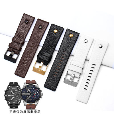 New Fashion Leather Watchband with rivet Watch Strap Belt Bracelet for diesel DZ7313 DZ7333 7322 7257 4318 7348 7334 Replacement