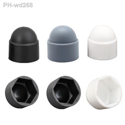 Brand New Hex Nut Caps M4 M5 M6 M8 M10 M12 M14 PE Plastic Hexagon Caps for Bolts Protect Nuts for Car Wheels Exterior Decoration