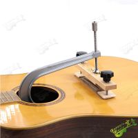 ；‘【； Classical Guitar Bridge Tool Hand-Made Hard Maple Wood Iron Deep Throat Clamp For Guitar  Bridge F Shape Wood Fixture Woodwork