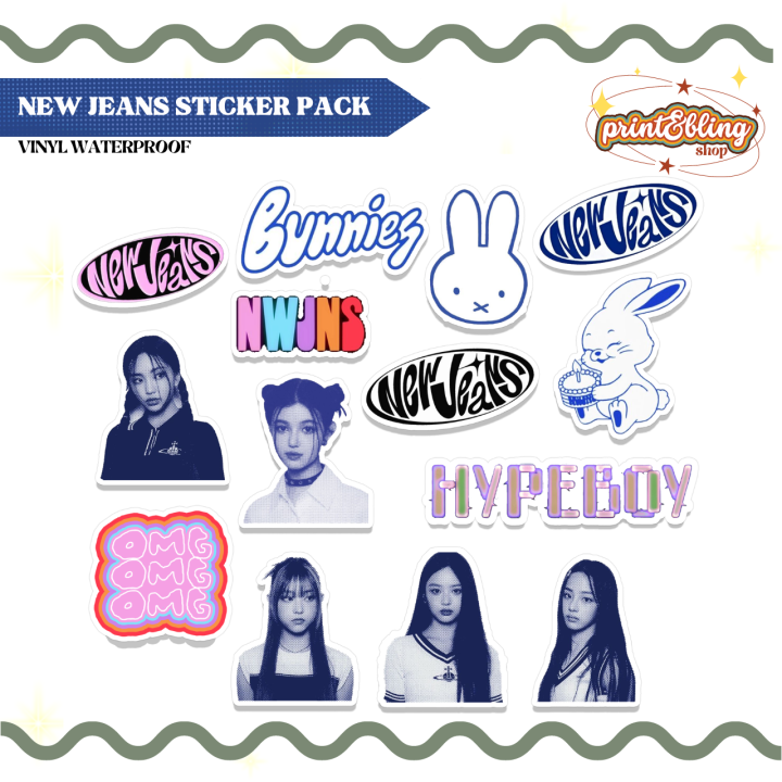 New Jeans Album Waterproof Vinyl Sticker Pack | Lazada PH