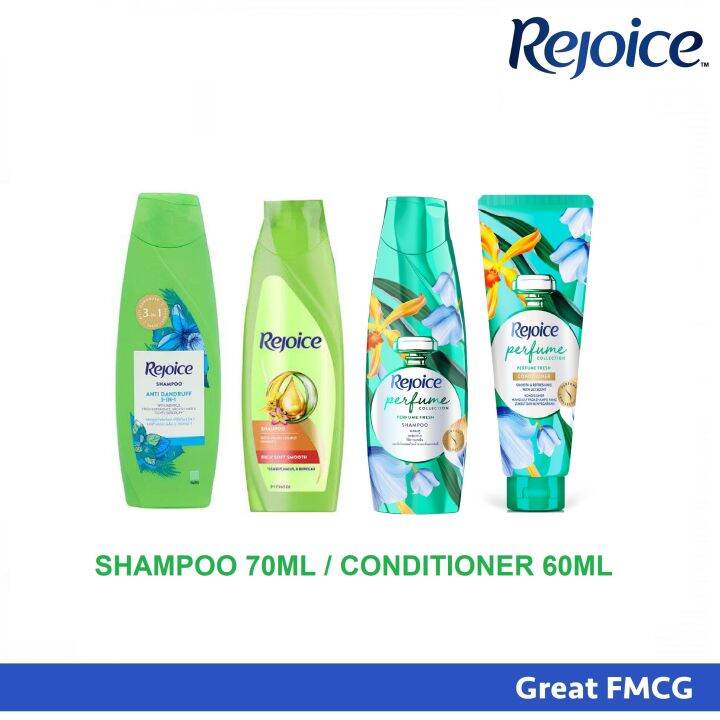 Rejoice Shampoo 70ml / Conditioner 60ml Lazada