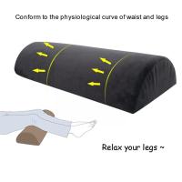 Outdoor Travel Protable Half Moon Bolster Semi-roll Pillow Lumbar Pad Memory Pain Foam Relief Ankle Support Neck Y4S1