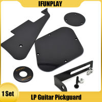 LP กีต้าร์ไฟฟ้า Pickguard แผ่น Pickguard /Cavity /Switch Covers with Bracket Black/White/Cream-wangjun1