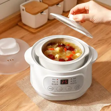 Bear Electric Slow Cooker Ceramic Water Bird's Nest Stew Bb Timer  Reservation