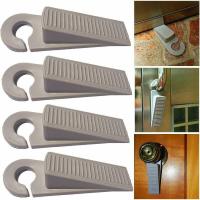 Door Stopper Hook Type Door Wedge Prevent The Lock-Outs Door Chuck Stopper Door Gap Wall Protector for Home Bedroom Office Floor