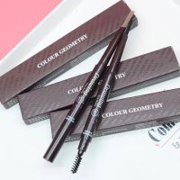 Sale!!!ดินสอเขียนคิ้วรุ่นใหม่  กันน้ำ Double eyebrow pencil