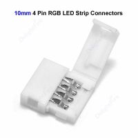 5/20/100pcs LED Connector 2/4/5pin 8/10/12mm Free Soldering Connector For 5050 3528 LED Single Color RGB RGBW RGBWW Strip Light