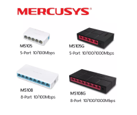 TP-link Mercusys Switch MS105, MS108, MS105G, MS108G สวิตช์ ฮับ SOHO Switches network [ประกัน1ปี ]- สมหวังNETWORK