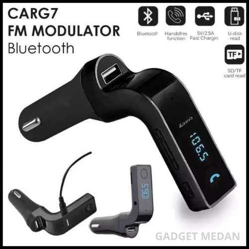 Carg7 FM Transmitter CAR G7 Modulator Bluetooth Charger/Car Saver